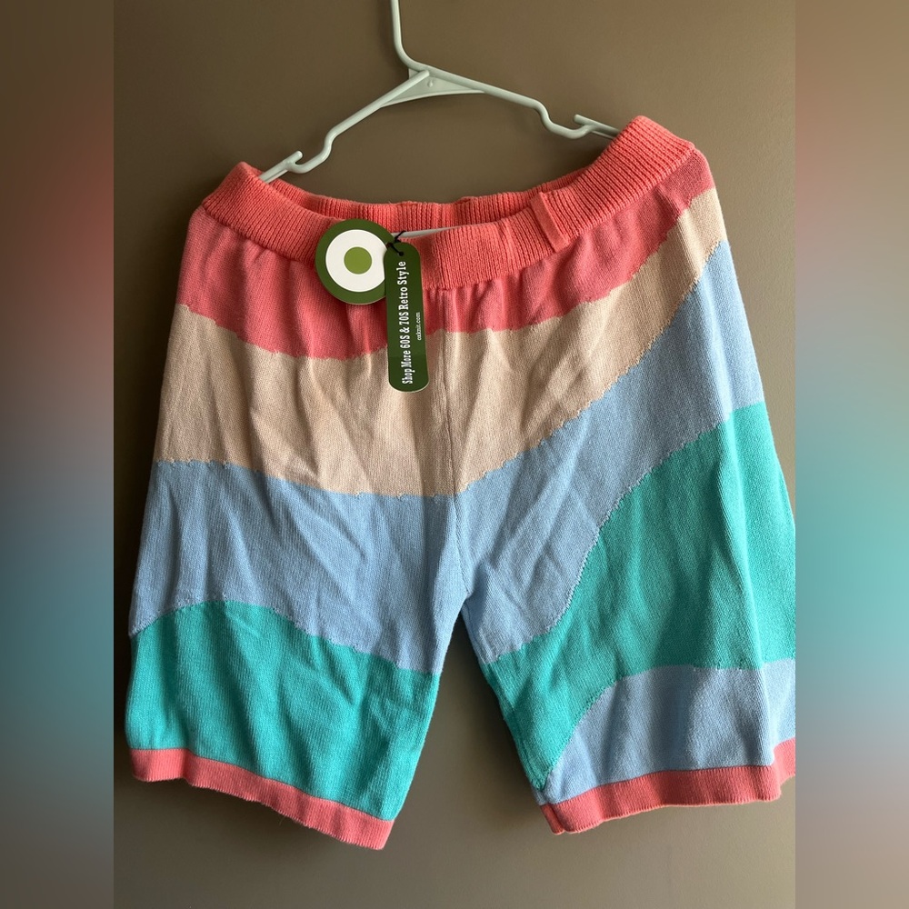 Colorful Striped Men's Shorts